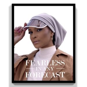 Hairbrella Classic Satin Lined Rain Hat NWOT